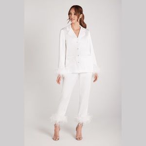 Nadine Merabi Darcie White Pajamas.